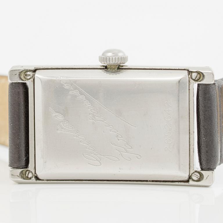 Eterna, "Tank", wristwatch, 22 x 38 mm.