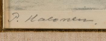 PEKKA HALONEN, etsning, signerad och daterad -09.