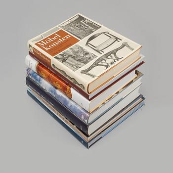 BÖCKER, 7 st, konst och konsthantverk, 1900-talets andra hälft och 2000-tal.