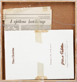 THEA EKSTRÖM, blandteknik, sign. o dat. -72.
