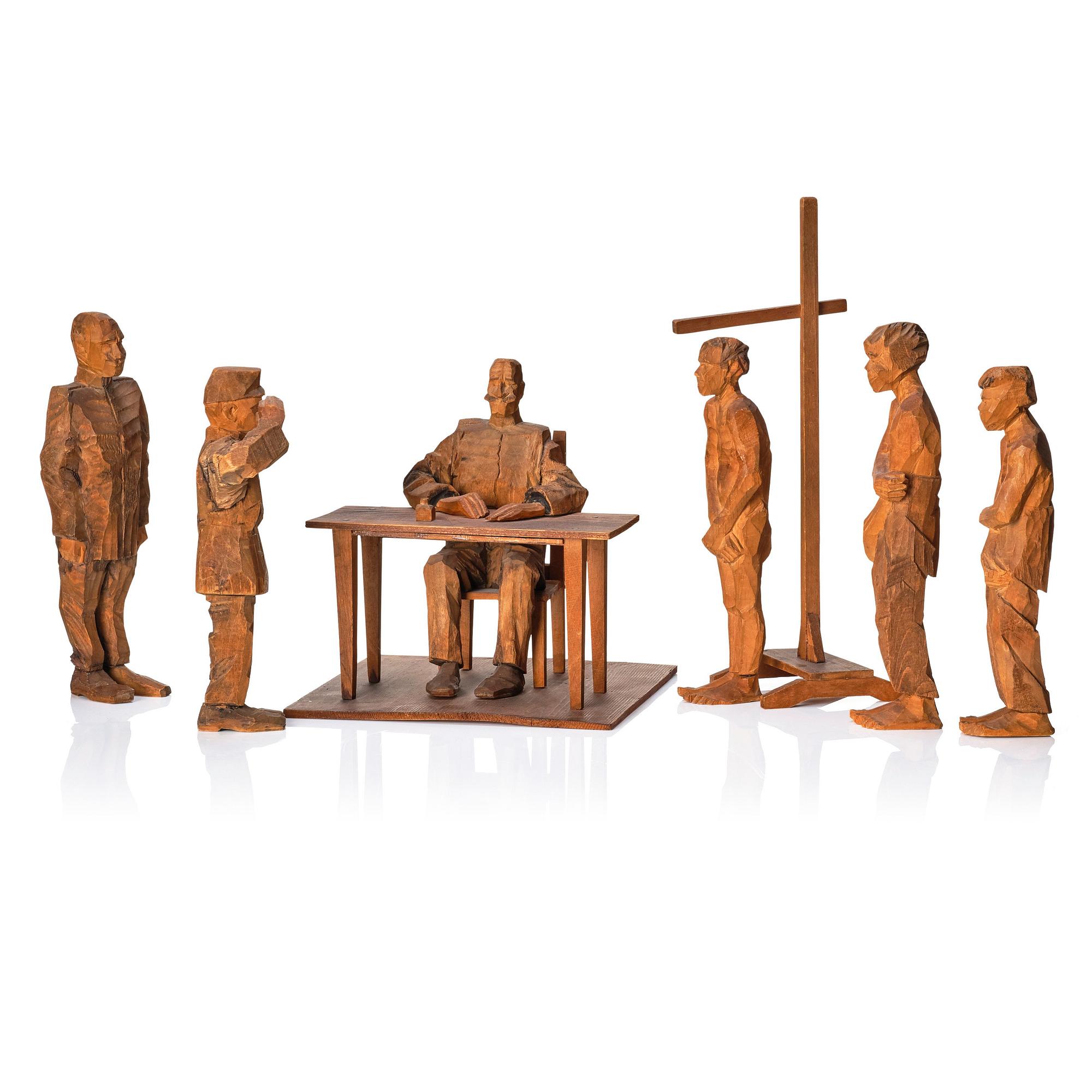 Axel Petersson Döderhultarn, "Beväringsmönstring", (7).