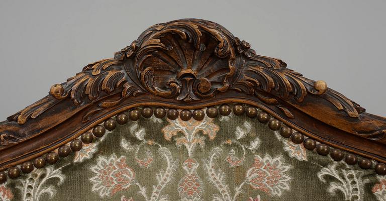 FÅTÖLJ, Louis XVI-stil, 1800-tal.