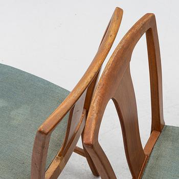 Runar Engblom, four chairs, for the Stockholm Handicraft Association, 1940s-50s.