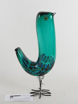 FIGURIN/FÅGEL, glas. ALESSANDRO PIANON, "Pulcino", Vistosi, Italien 1960-tal, modell S 189.