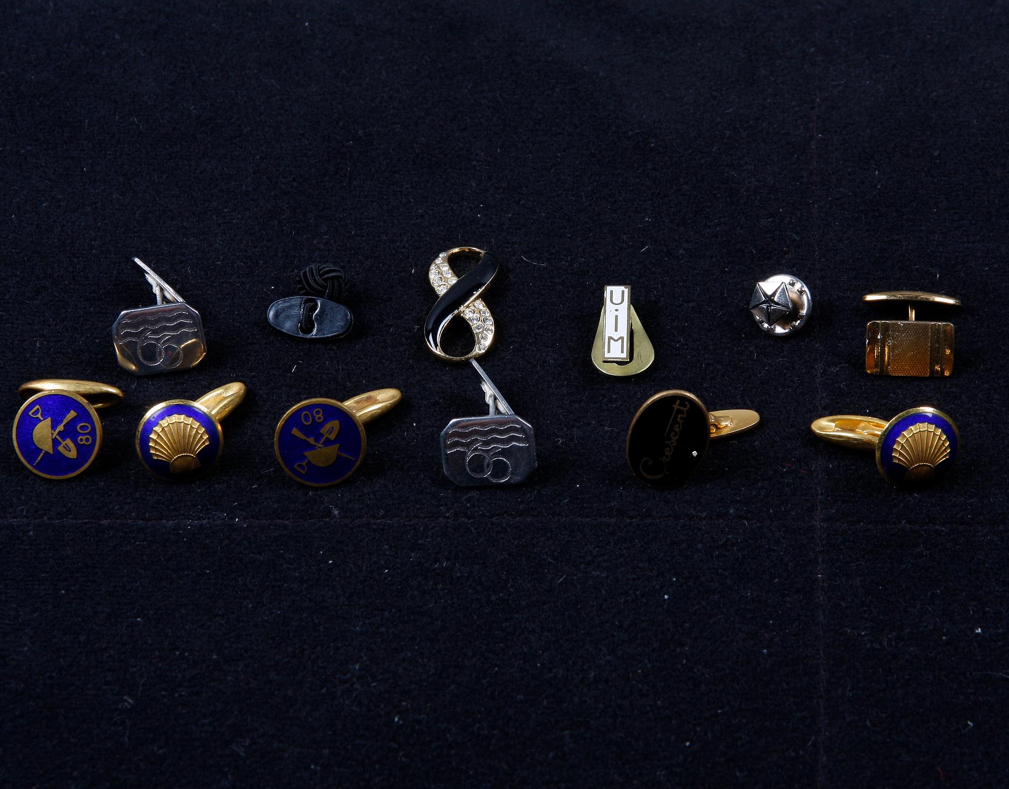 PARTI SMYCKEN, 9 delar, bl a silver.