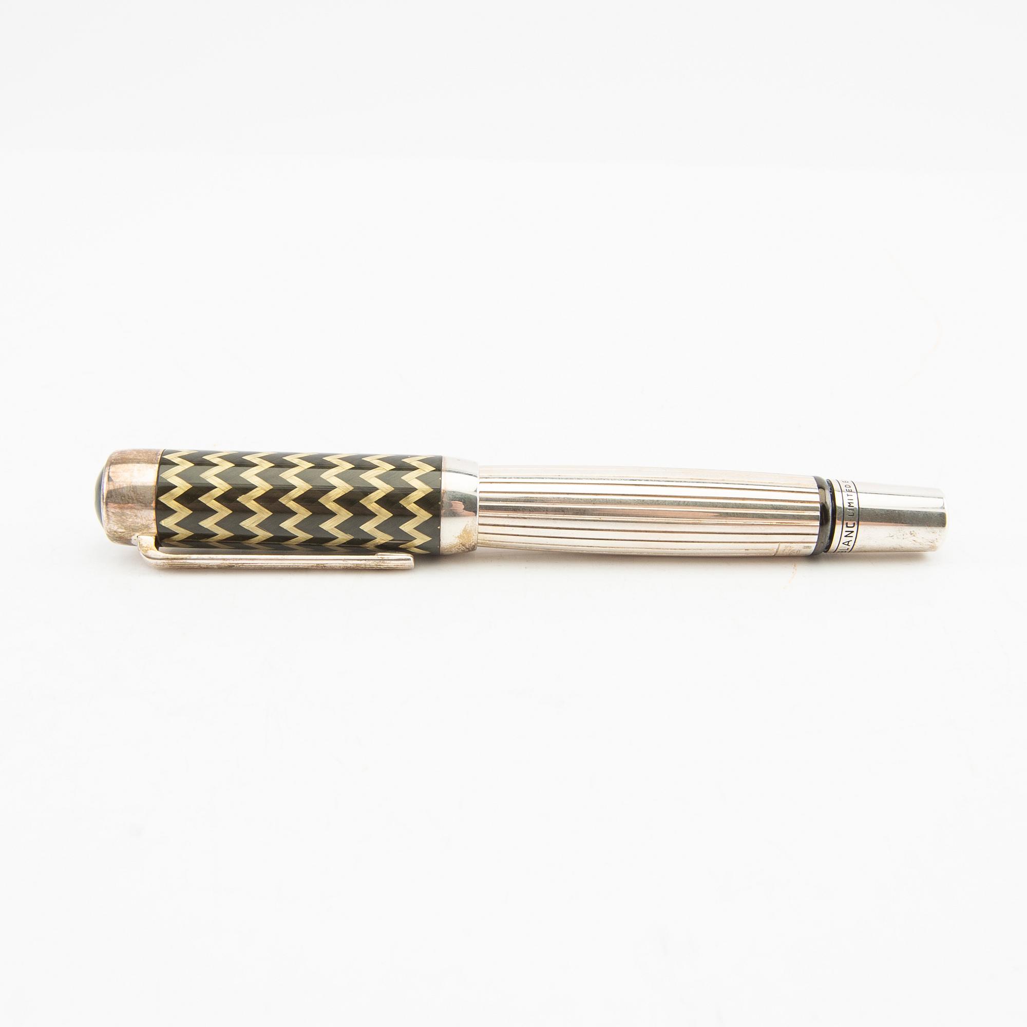Montblanc reservoirpenna, "Homage à J.P. Pierpont Morgan" limited edition 4221/4810 2004.