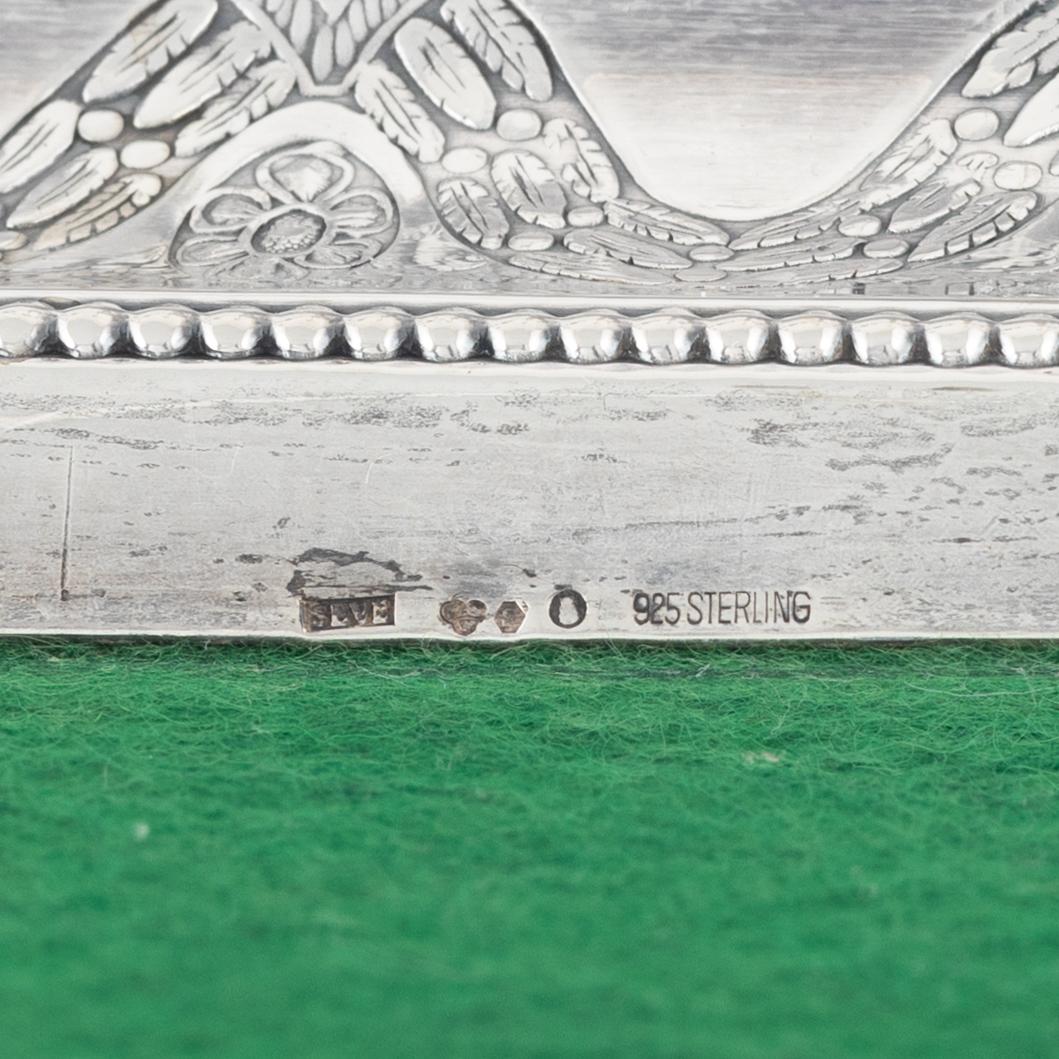 Kandelabrar, ett par, sterling silver, Polar Art, Stockholm (verksam 1980-2009).