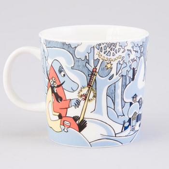 MOOMIN-MUG, porcelain, 'Millennium', Moomin Characters, Arabia 1999-2000.