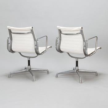 Charles & Ray Eames, kontorsstolar, ett par, 938-138, Herman Miller, 1900-talets andra hälft.