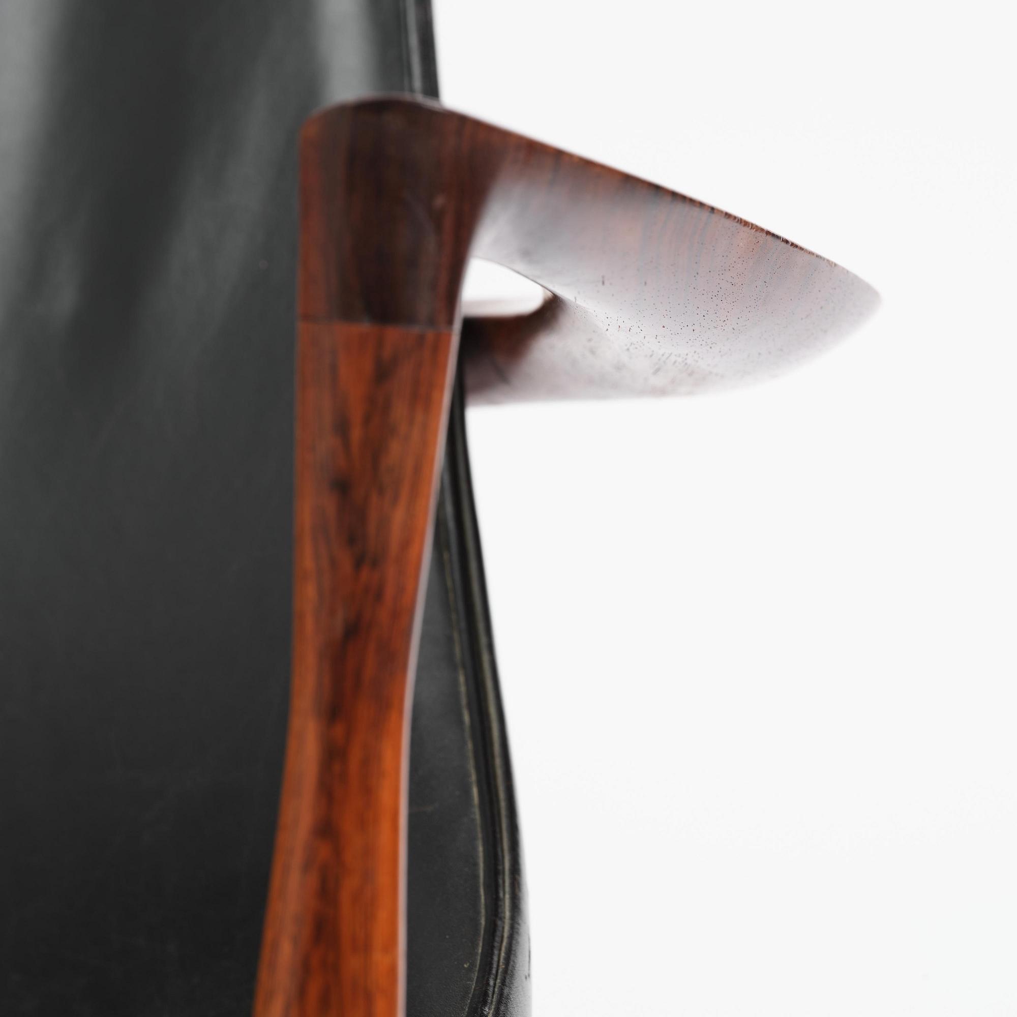 Ib Kofod-Larsen, a rosewood "Elizabeth" easy chair, cabinetmakers Christensen & Larsen, Denmark, 1950s-60s.