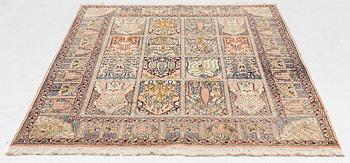Rug, Kashmir, approx. 216 x 154 cm.