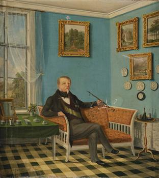 671. Axel Otto Mörner, Self-portrait of Colonel Axel Otto Mörner of Morlanda at Skedhult Manor, Eksjö, Småland.
