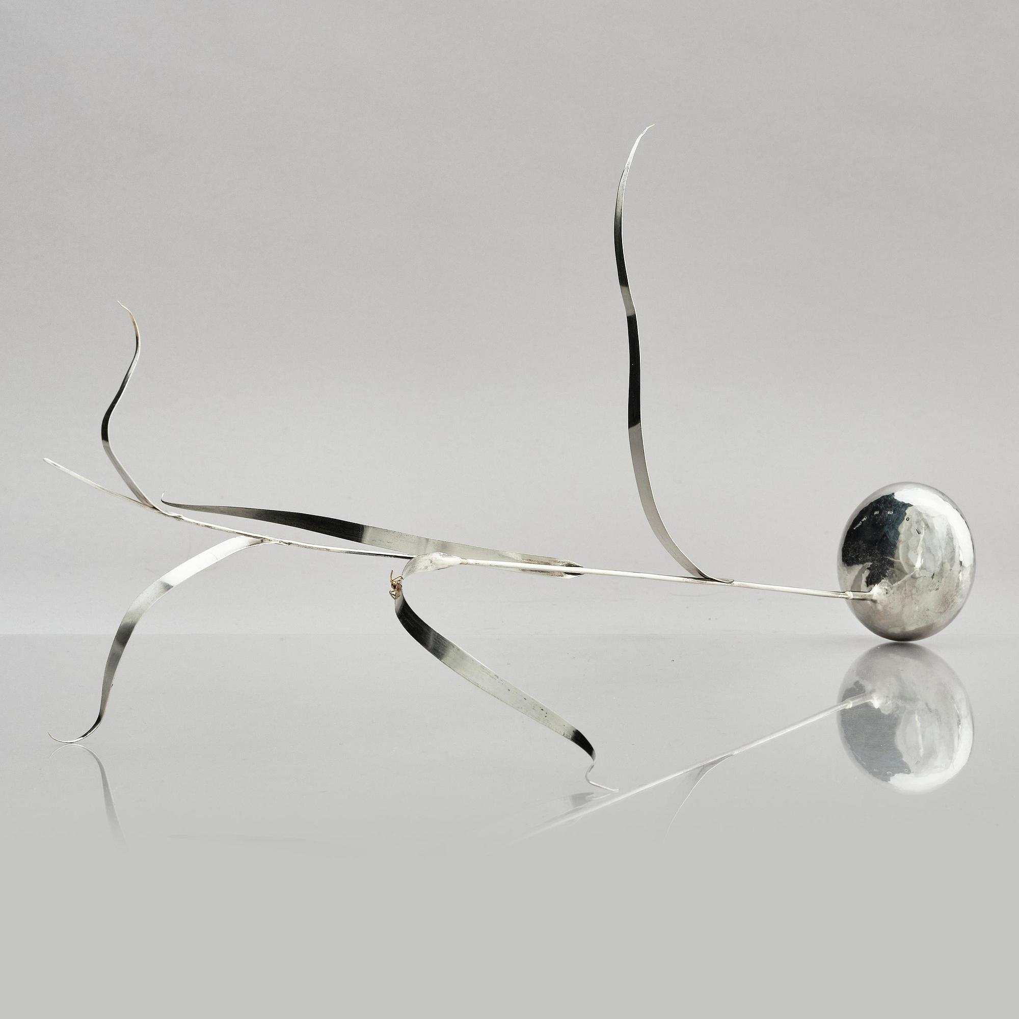 Olle Ohlsson, a sterling silver sculpture, Stockholm, Sweden 1998.