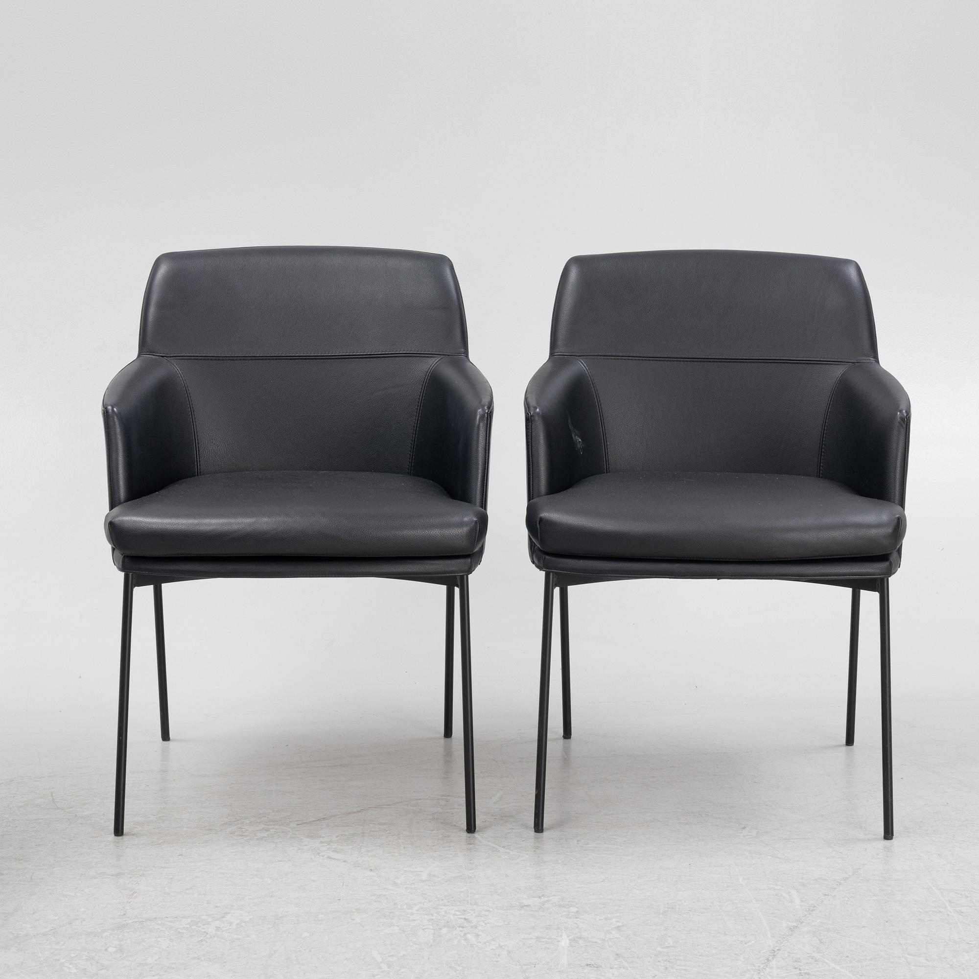 Claesson Koivisto Rune, six 'Montevideo' armchairs, Tacchini, Italy.