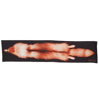 371. ALEXANDER MCQUEEN, a fox silk scarf.
