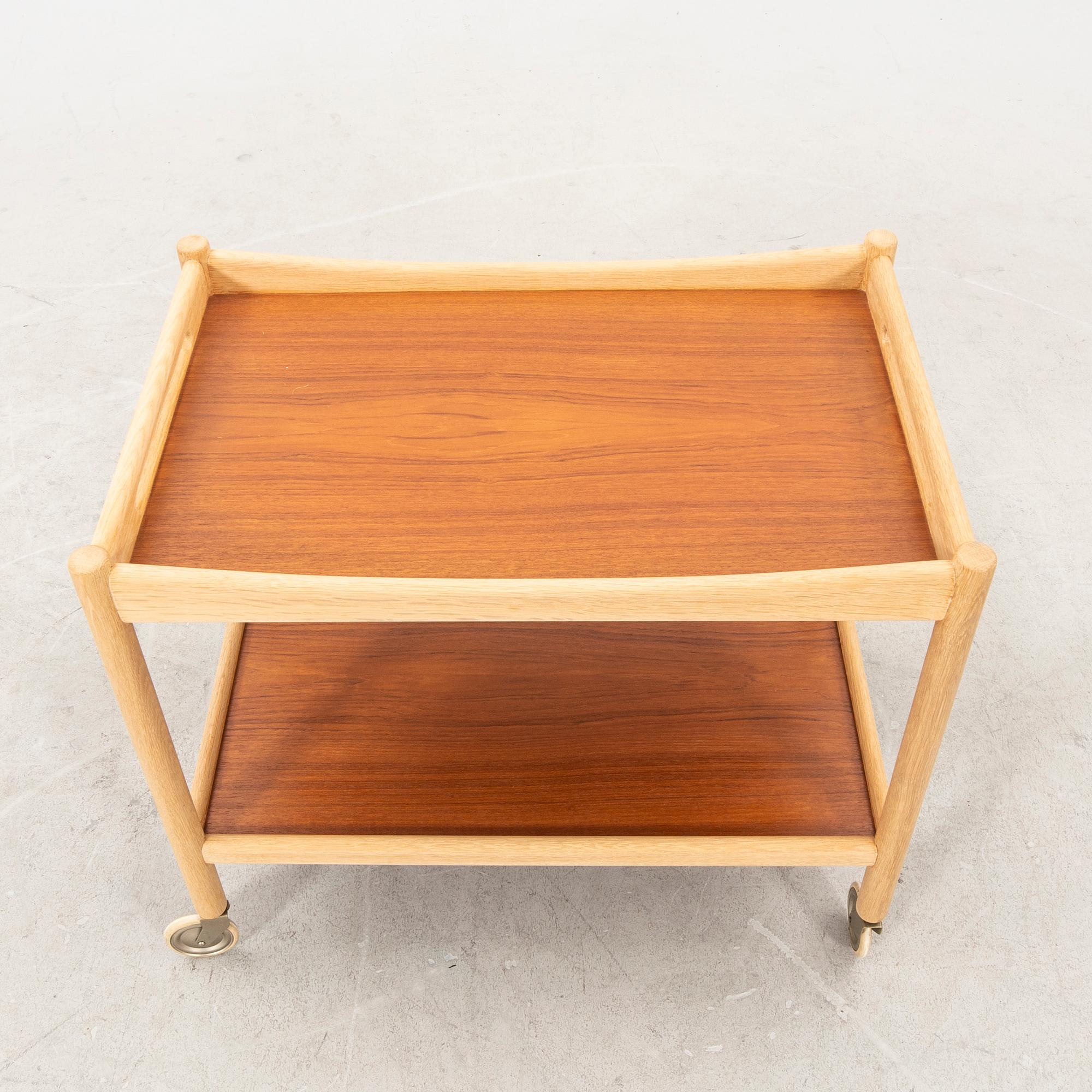 Hans J Wegner, serving trolley, "AT-45", Andreas Tuck, Denmark, 1960s.