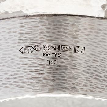Reijo Sirkeoja, Skål, sterlingsilver, Kultakeskus, Tavastehus 1970.