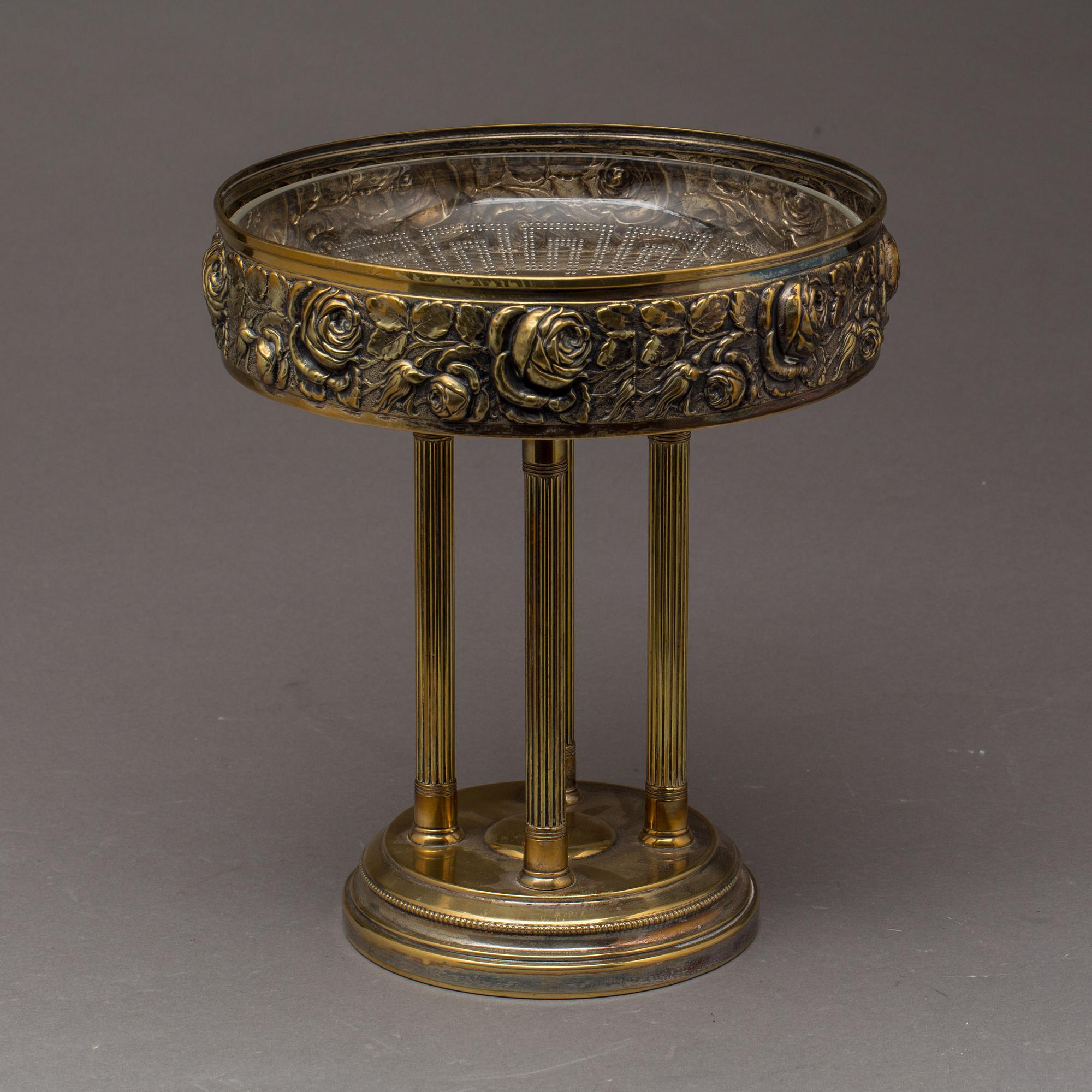 BORDSUPPSATS, nysilver, jugend, 1900-tal.