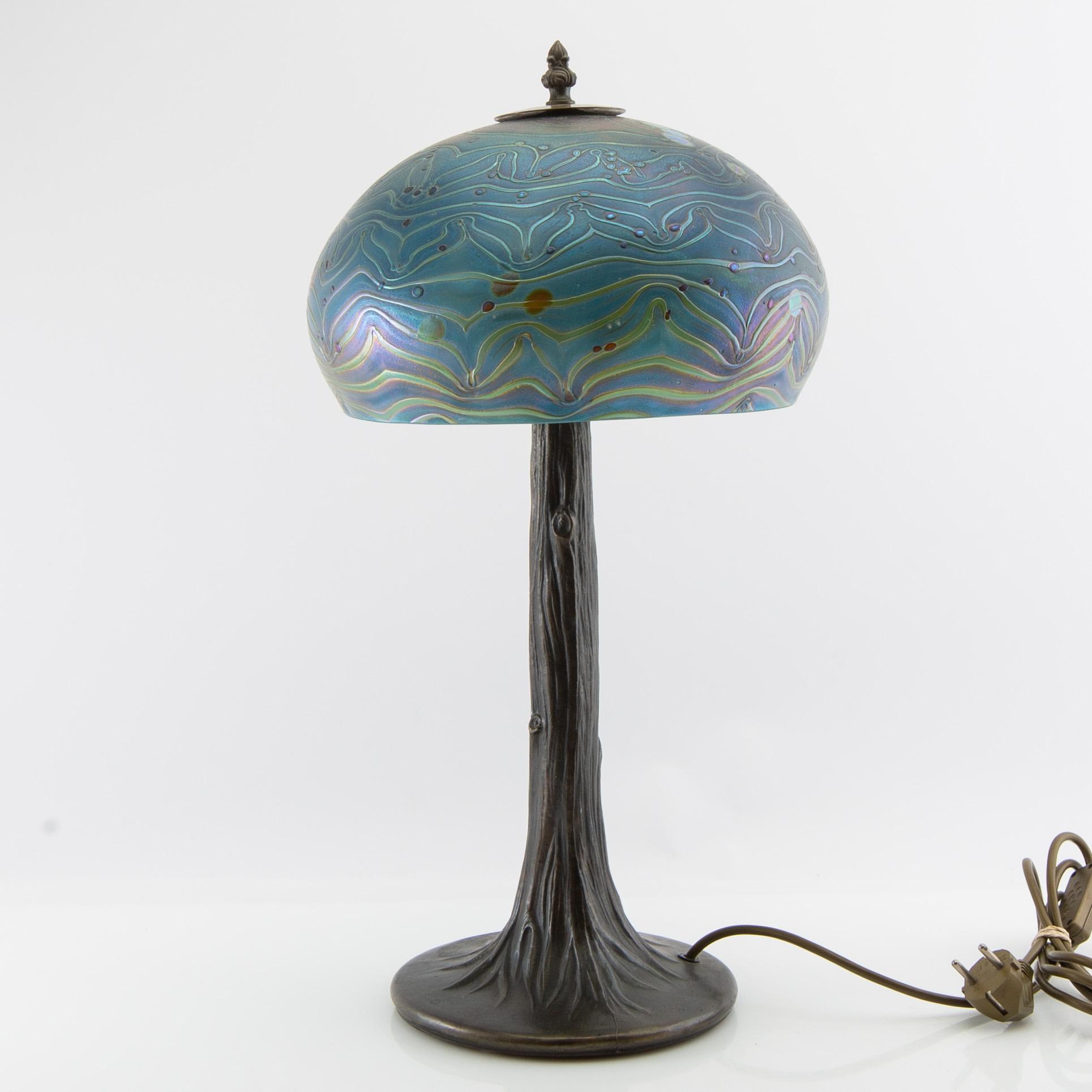 Bordslampa, jugendstil.