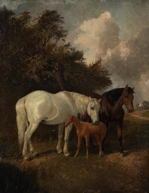 Unknown artist, 18th/19th century, Horses.