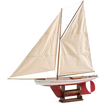 143. An English model ship, circa 1900.