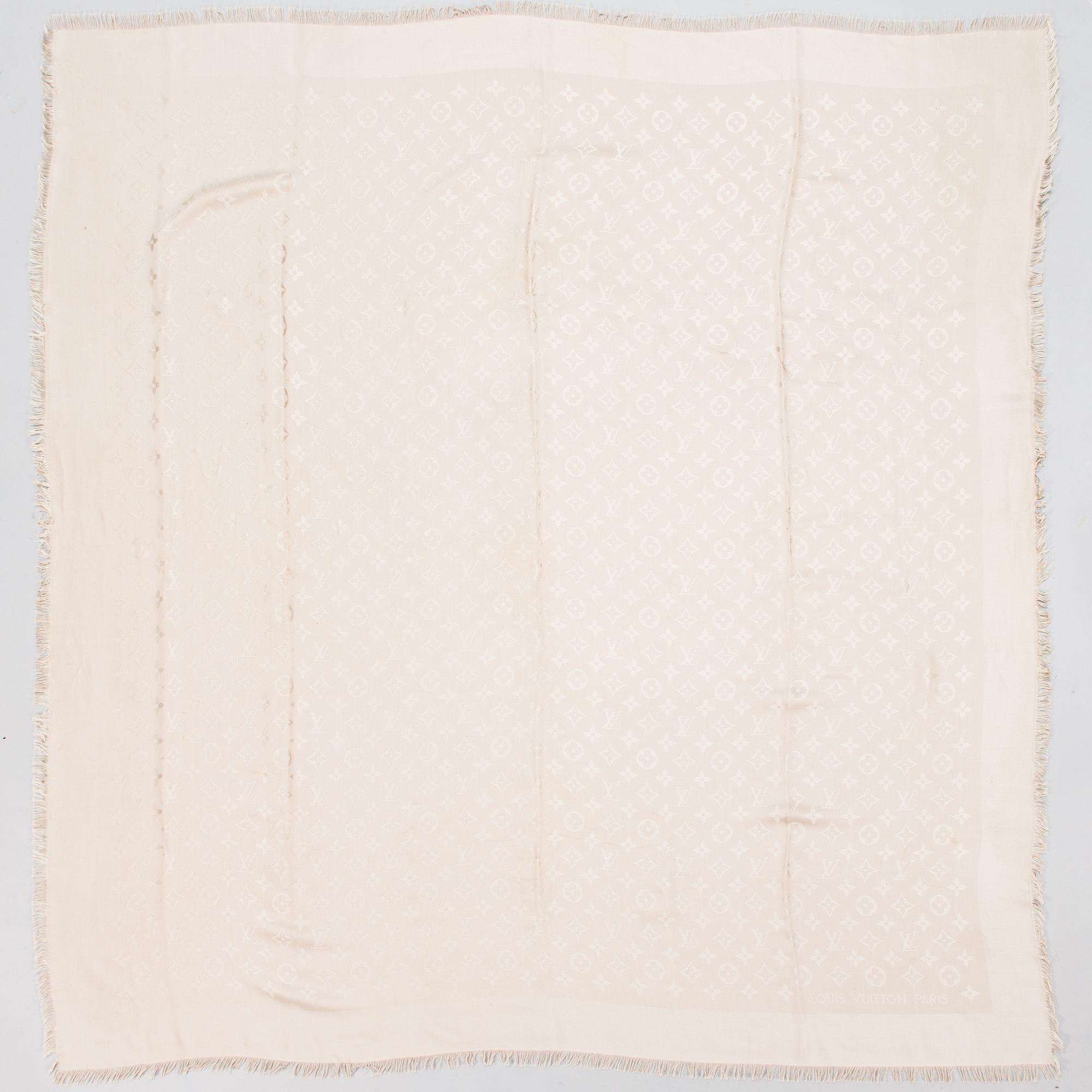 LOUIS VUITTON Monogram Shine Scarf.