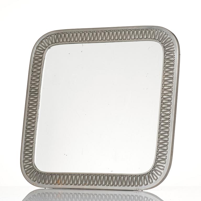 Estrid Ericson, a pewter framed mirror, Firma Svenskt Tenn, Stockholm 1950.