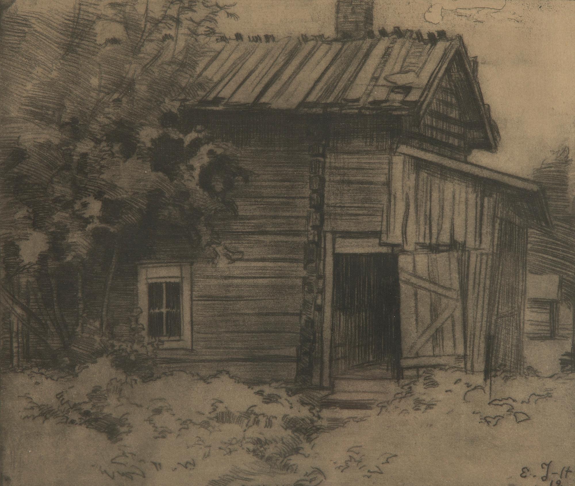 Eero Järnefelt, "Vanha mökki".