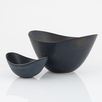Gunnar Nylund, two bowls, Rörstrand.