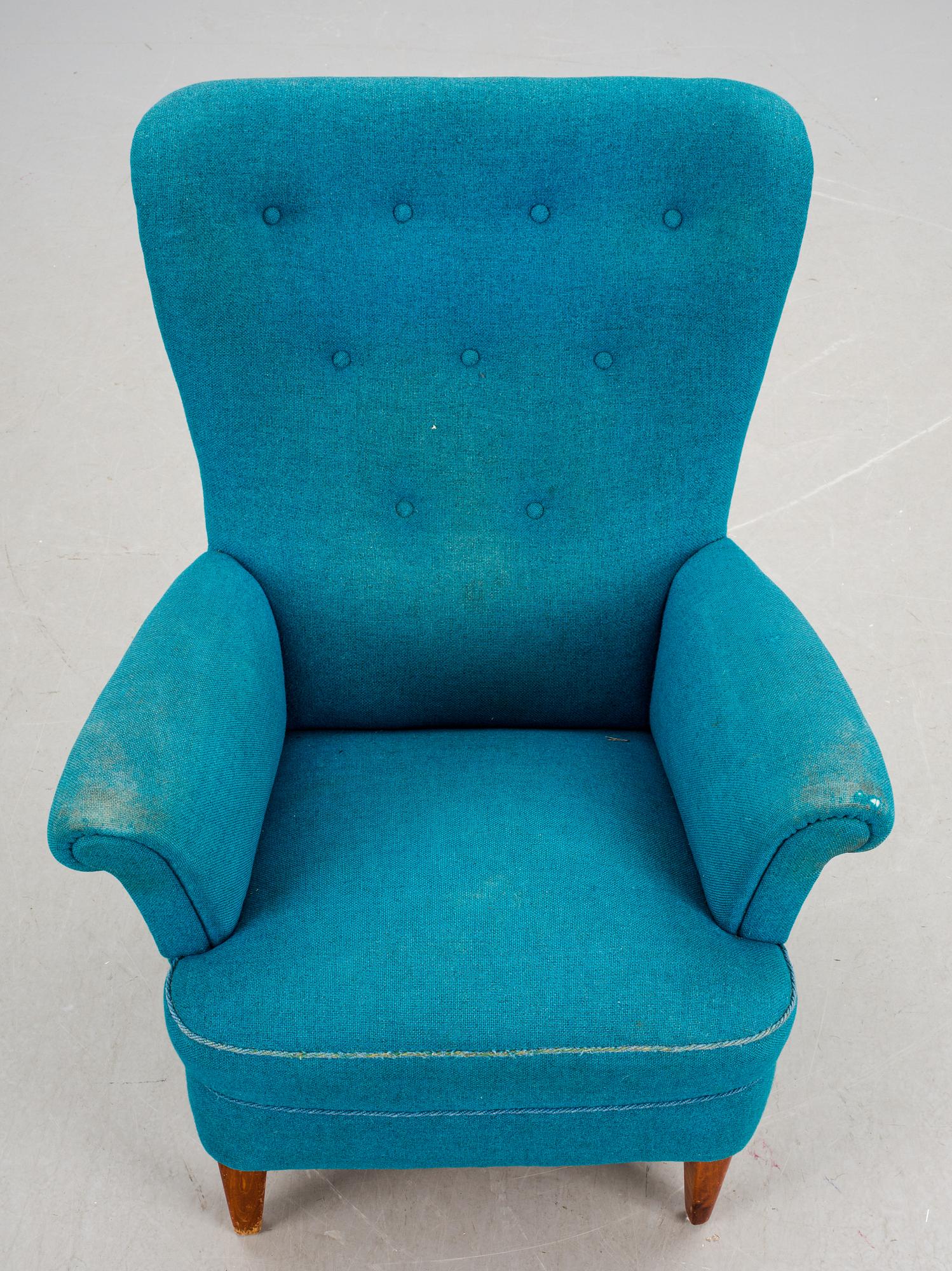 FÅTÖLJ, 1940/50-tal.