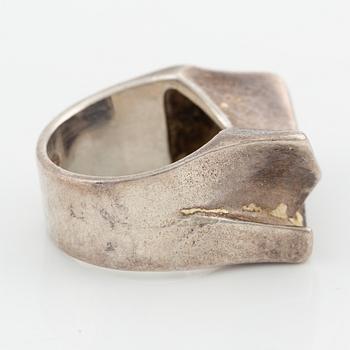 Björn Weckström, ring, "Sirene", sterlingsilver, Lapponia 1971.