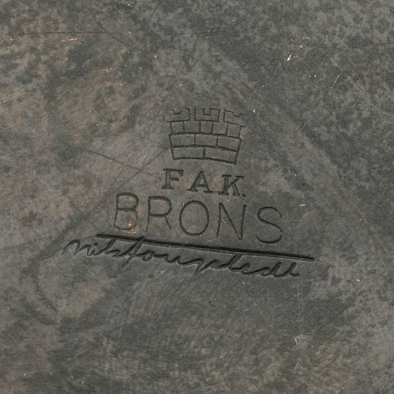 NILS FOUGSTEDT, skål med lock 1900-talets första hälft.