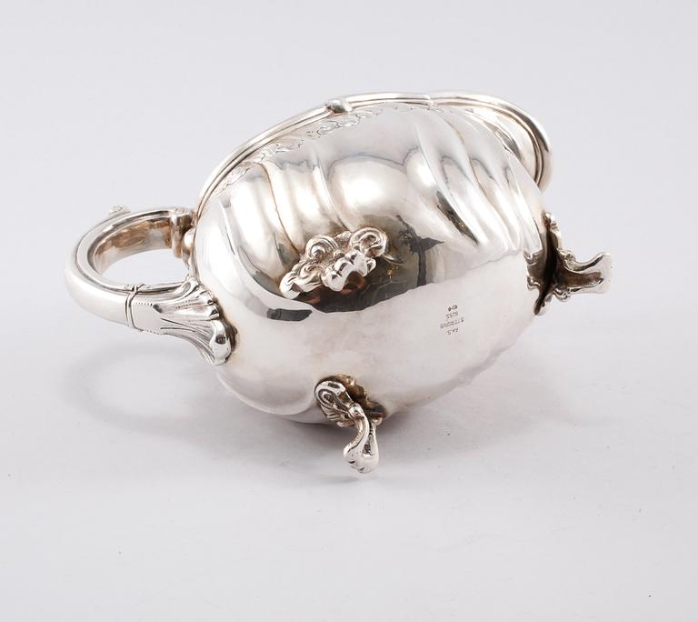 SÅSSNIPA, silver, rokokostil, Axel Salomonsen, Danmark, 1900-talets andra hälft. Vikt 765 gram.