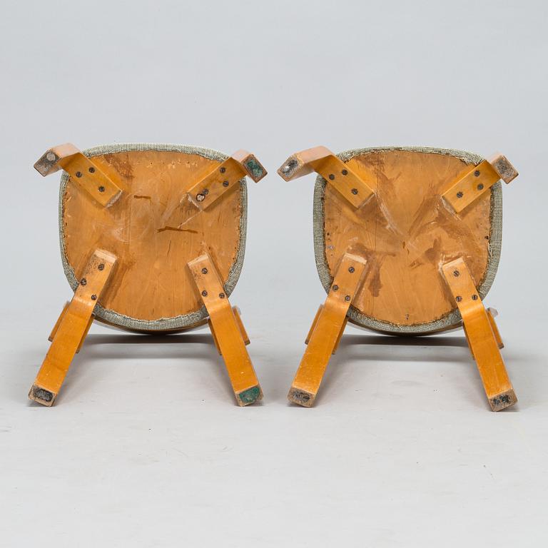 Alvar Aalto, a pair of 1930s model 65 chairs , O.Y. Huonekalu- ja Rakennustyötehdas A.B.