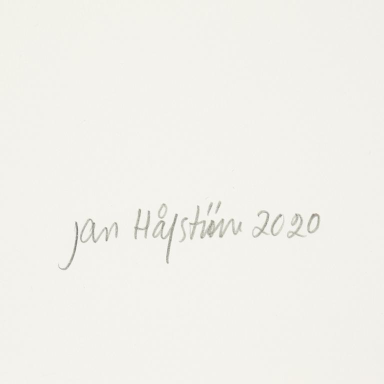 Jan Håfström, färgetsning, 2020, signerad 3/50.