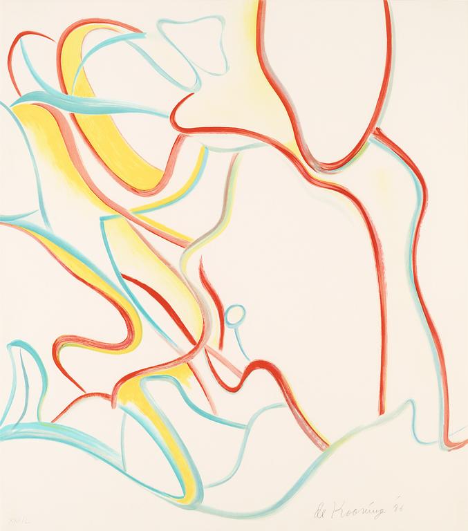 Willem de Kooning, Untitled, from: "Quatre lithographies".