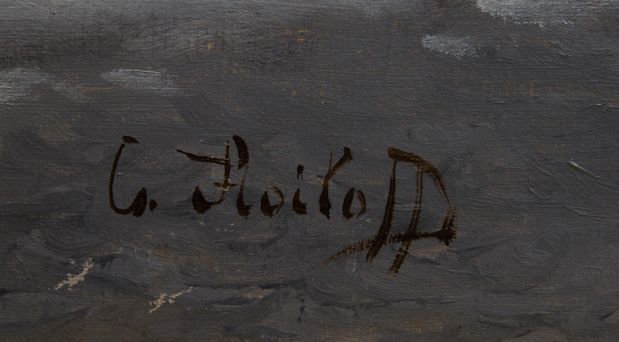 ADOLF BAUMGARTNER (CONSTANTIN STOILOFF), olja på duk, signerad.