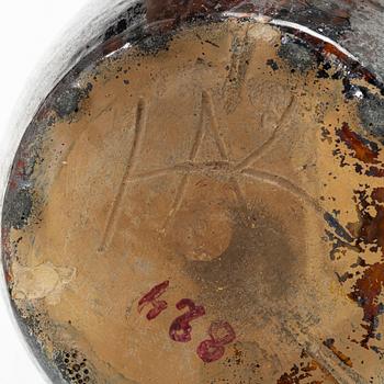 An Art Nouveau floor vase, circa 1900.