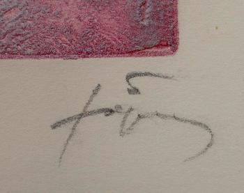ANTONI TÀPIES, etsning, signerad och numrerad 72/75.