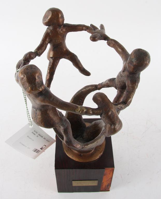 FORSLUND, BROR, skulptur, brons.