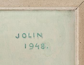 EINAR JOLIN, olja på duk, signerad och daterad 1948.