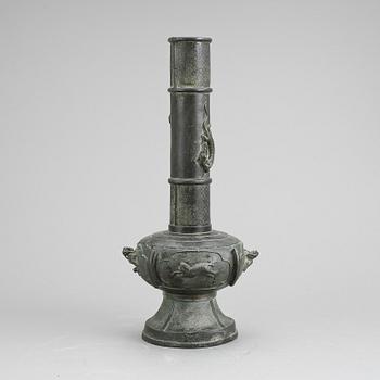VAS, patinerad brons, Japan, 1800-tal.