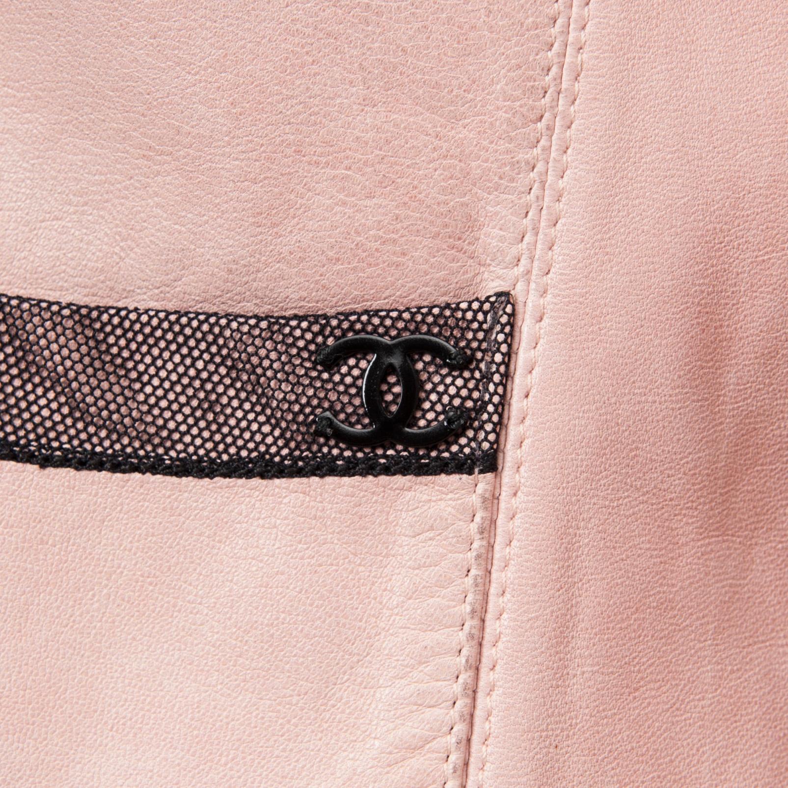 LÄDERJACKA, Chanel.
