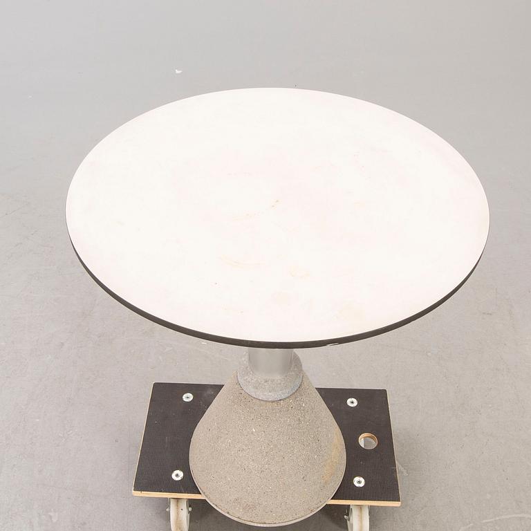 A Konstantin Grcic, concrete "Table one bistro" table for Magis, Italy, 2000s.