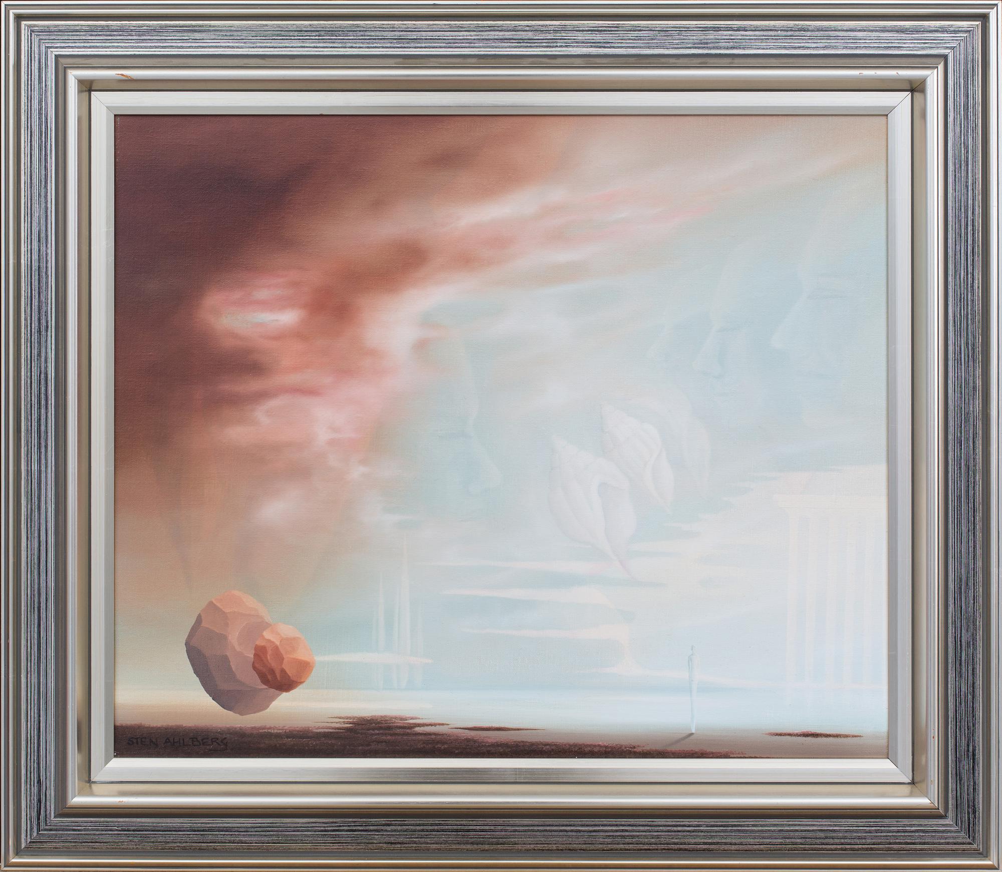 STEN AHLBERG, olja på duk, signerad.