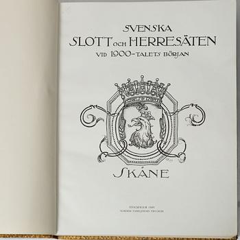"Svenska slott och herresäten vid 1900-talets början", 12 vol. Stockholm, 1908-1933.