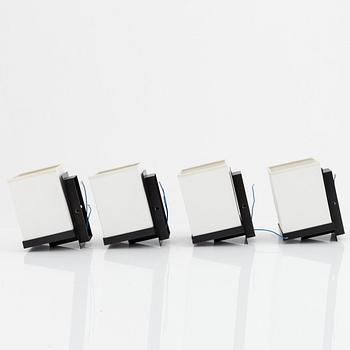Stéphane Davidts, a group of 4+2 wall lights, Davidts Ligtning, 21st Century.