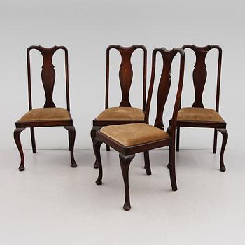 STOLAR, 4 st, England, 1900-talets första hälft.