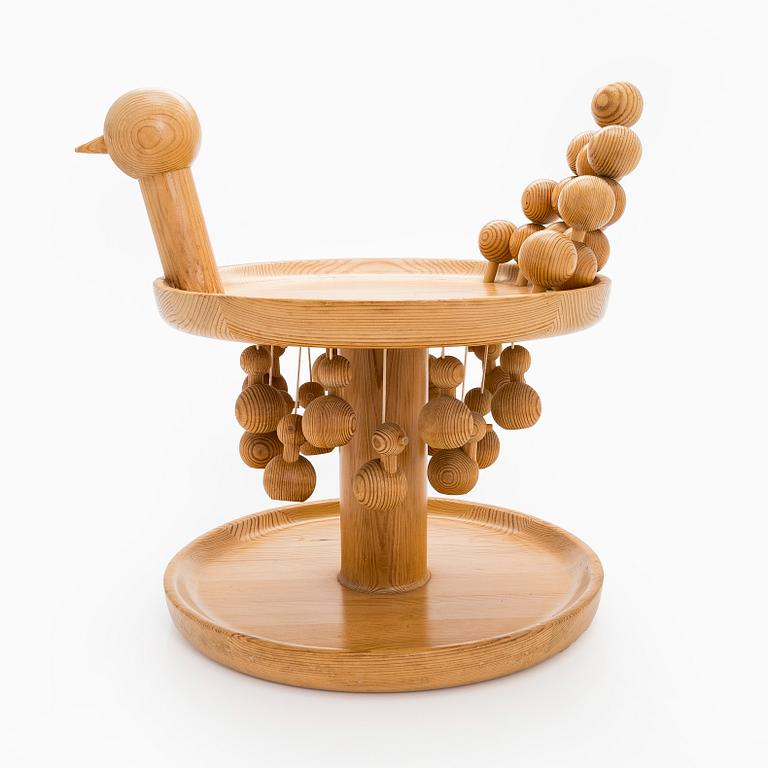 Kaija Aarikka, skulptur / våningsfat, Aarikka, 1970-luku.
