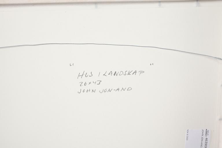 JOHN JON-AND, pastell, stämpelsignerad.